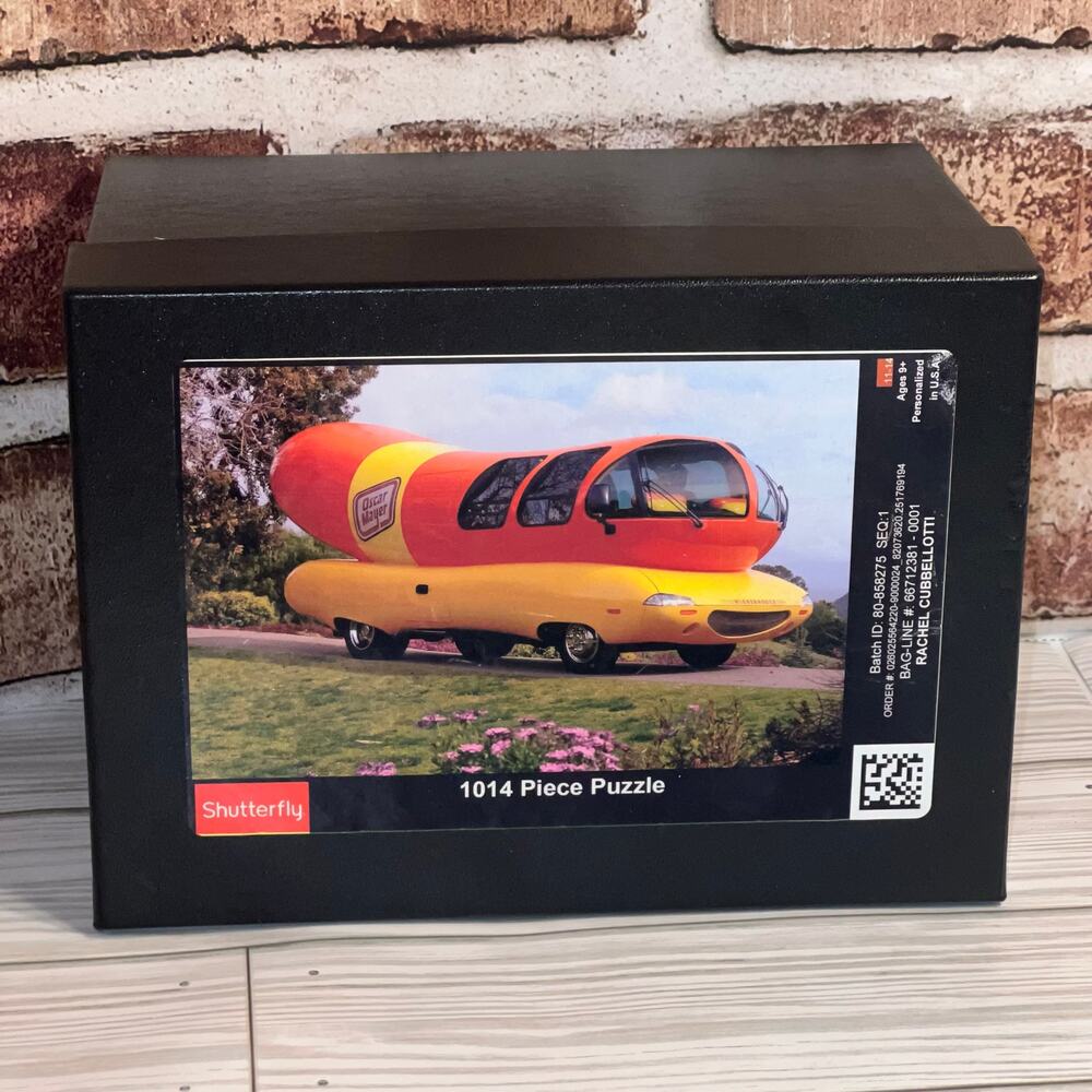 WOW! New Never Opened Custom OOAK Oscar Mayer Wienermobile 1014 Piece Puzzle
